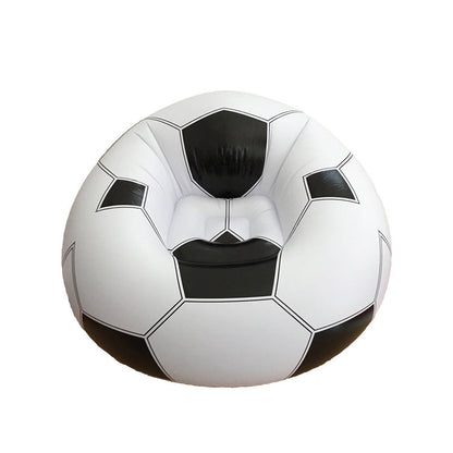 ⚽ 50% RABATT! 🛋️ Aufblasbares Fußball-Sofa – PVC, leicht & lustig ✨