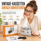 📼 50% RABATT! 🔄 Transparenter Kassettenspieler – MP3-Konverter & USB-C ✨