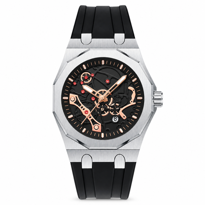 ⌚ 50% RABATT! ✨ Herren Sport-Quarzuhr – Skeleton, Leuchtzeiger & wasserdicht 🌟