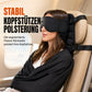 ✈️ 50% RABATT! 💤 Memory-Foam-Reisekissen & 3D-Schlafmaske – Nackenstütze für Reisen ✨