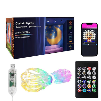 🎄 50% RABATT! ✨ LED-Vorhanglichterkette – Wasserdicht, innen & außen ✨