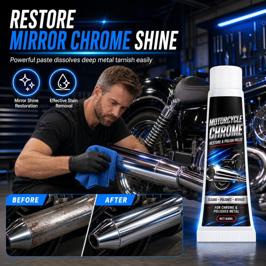 ✨ 50% RABATT! 🏍️ Metallpolitur – Chromglanz & Rostschutz ✨
