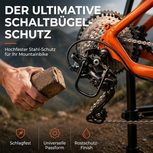 🛡️ 50% RABATT! 🚲 Schaltwerk-Schutz – Massiver Stahl & schnelle Montage ✨