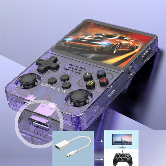 Retro Handheld 3D Videospielkonsole