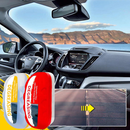 🚗 50% RABATT! 🧽 Auto-Glasreiniger-Bürste – Entfernt Ölfilm & Streifen mühelos ✨