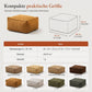 🧺 50% RABATT! 🛋️ Aufbewahrungs-Pouf-Hülle – Großer Reißverschluss & waschbar ✨