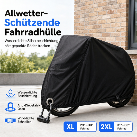 🚲 50% RABATT! 🌧️ Fahrradabdeckung 190T – Wasserdicht, staubdicht & für außen ✨