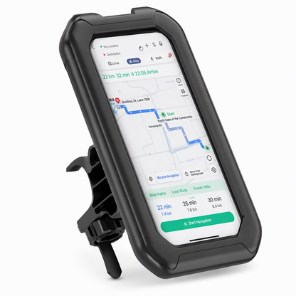 🏍️ 50% RABATT! 📱 Handyhalterung Motorrad & Fahrrad – Wasserdicht & 360° drehbar ✨