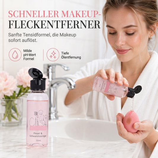 ✨ 50% RABATT! 🧴 Make-up Pinselreiniger 50ml – Für Schwämme & Puderpuffs ✨