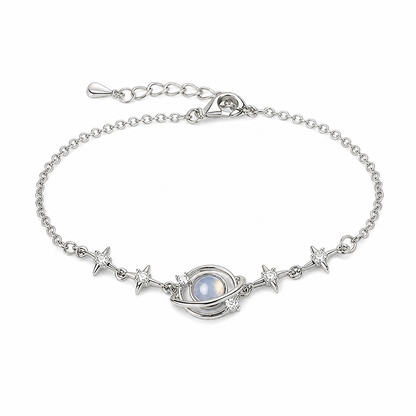 🌙 50% RABATT! 💫 925 Silber Armband – Planet-Design & elegant für Damen ✨