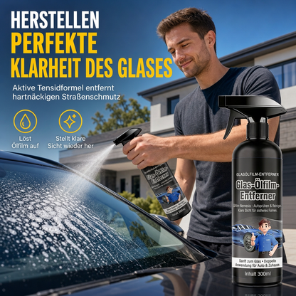 🚗 50% RABATT! 💧 Windschutzscheiben-Ölfilm-Entferner 300ml – Entfettet & klare Sicht ✨