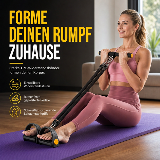 💪 50% RABATT! 🔗 Widerstandsband mit Pedal – Für Bauch, Yoga & Pilates ✨