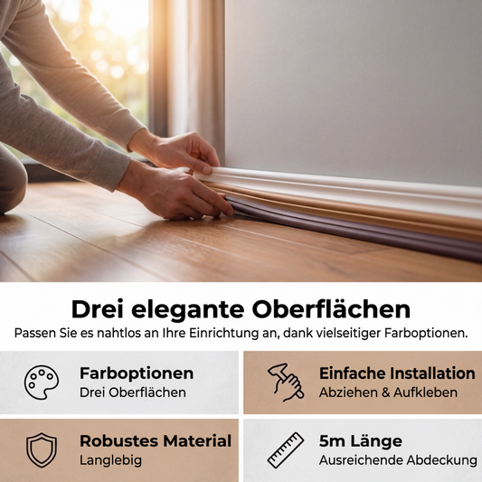 🏠 50% RABATT! 🛠️ Formleistenband für Wandkanten – Flexibel & saubere Abschlüsse ✨