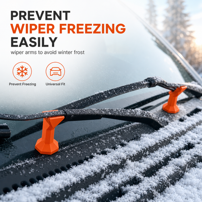 🔥 KAUFE 1, ERHALTE 1 GRATIS! ✨ 2er-Pack Scheibenwischer-Halter – Frostschutz für Winter ✨