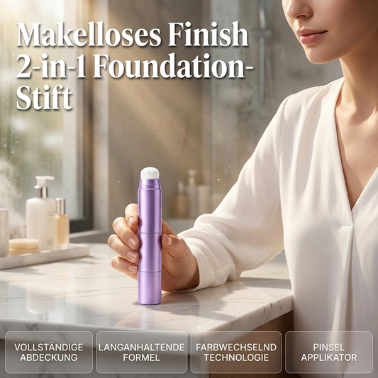 💄 50% RABATT! ✨ 2-in-1 Foundation-Stick – Farbwechselnd & perfekte Deckkraft ✨