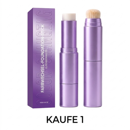 💄 50% RABATT! ✨ 2-in-1 Foundation-Stick – Farbwechselnd & perfekte Deckkraft ✨
