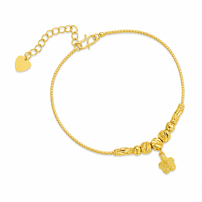 💛 50% RABATT! 🦶 Damen Fußkettchen – Doppellage & Herz-Anhänger in Goldton ✨