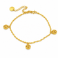 💛 50% RABATT! 🦶 Damen Fußkettchen – Doppellage & Herz-Anhänger in Goldton ✨