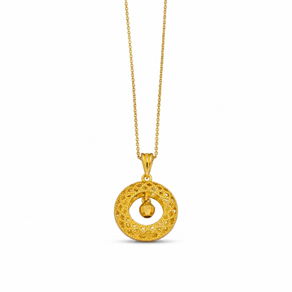 🌙 50% RABATT! ✨ Damen Filigran-Halskette – Traumfänger-Design & Glücksperle ✨