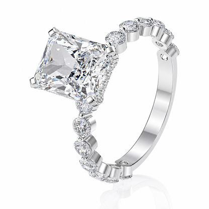 💍 50% RABATT! ✨ Vintage Zirkon-Ring-Set – Stapelbar, funkelnd & rhodiniert, US 5–9 ✨