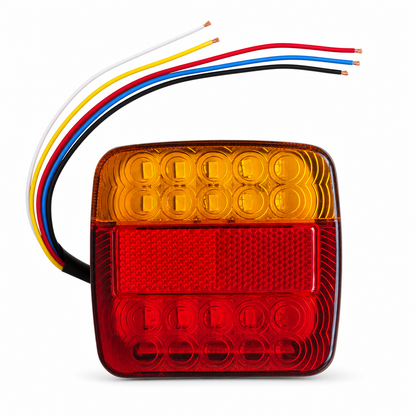 🚗 50% RABATT! 💡 Quadratische LED-Rückleuchten – Zweifarbig & robust ✨