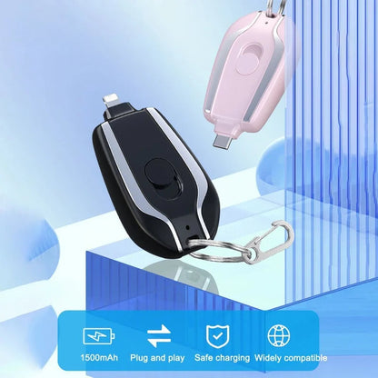 🔋 50% RABATT! ⚡ Mini Notfall-Powerbank 1500 mAh – Kompakt & immer bereit ✨