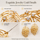 💎 50% RABATT! ✨ Filigrane Ohrringe mit Blatt-Design – Goldfarben & elegant ✨