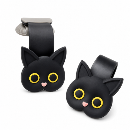 🐱 50% RABATT! 🚗 Auto-Kopfstützenhaken im Katzen-Design – 2er-Set für Taschen ✨