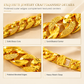 💎 50% RABATT! ✨ Herren-Armband im Sandgold-Stil – Matt sandgestrahlt & Uhrverschluss ✨